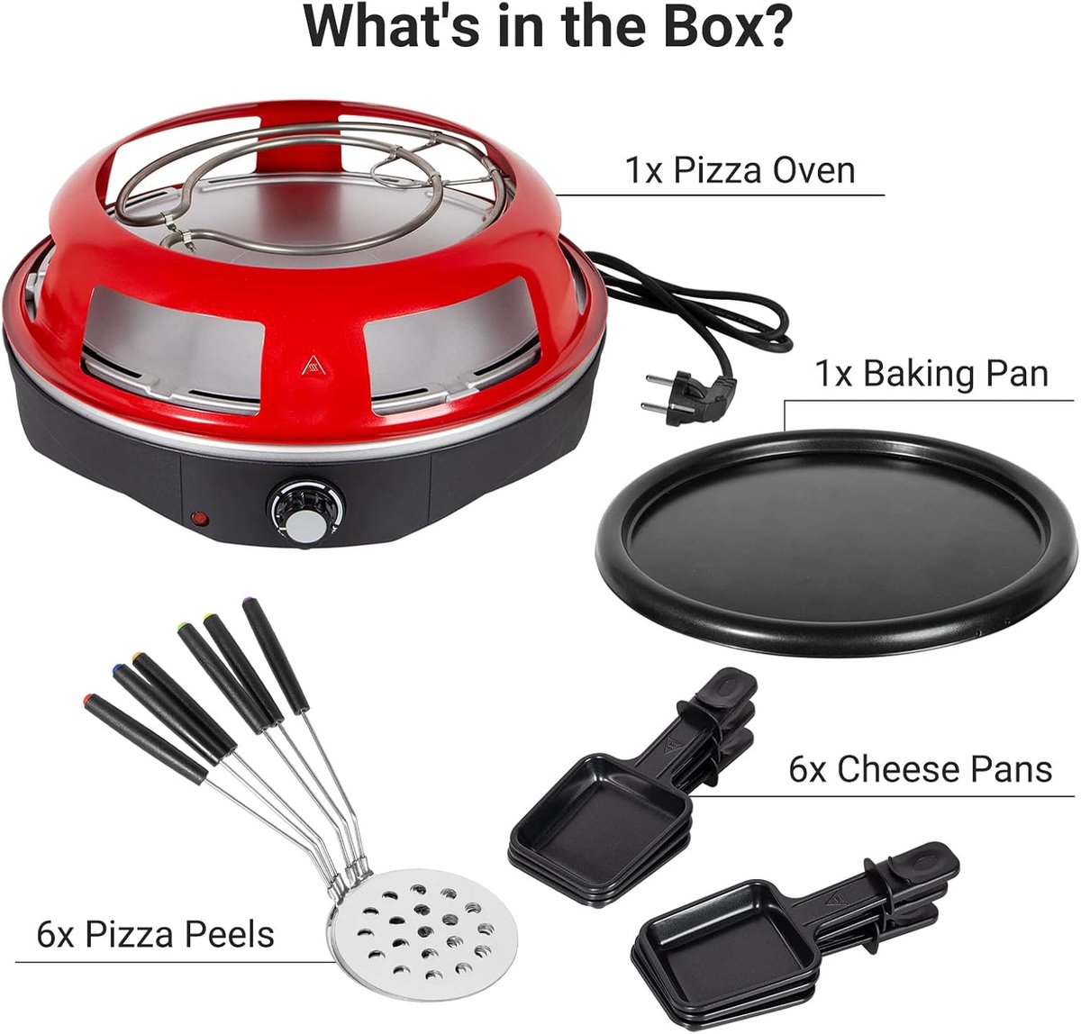 Pizzarette Pizza Oven 6 Personen