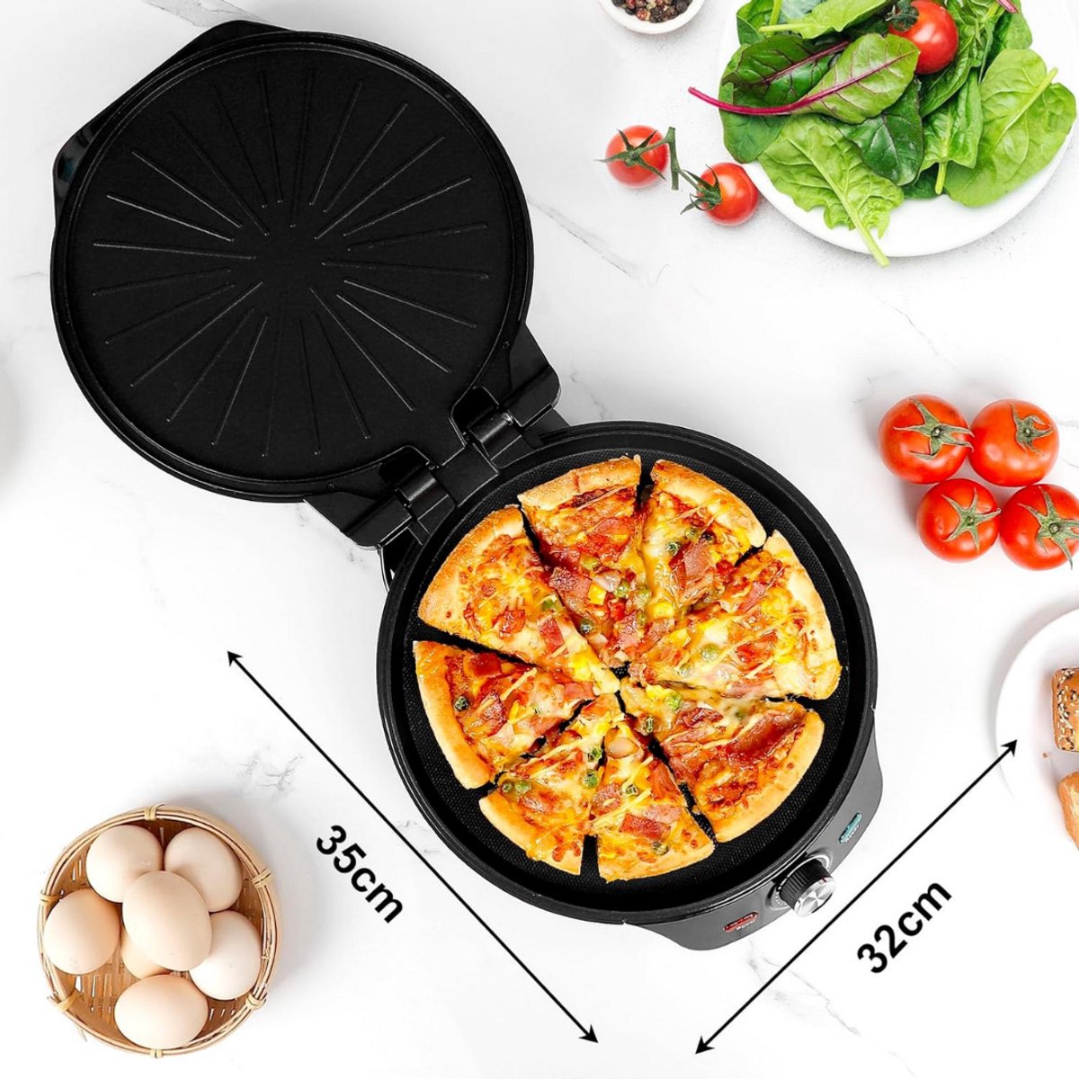 Pizzarette Pizzaoven 6 Personen