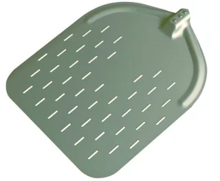 Pizzaschep geperforeerd aluminium 370x467 mm