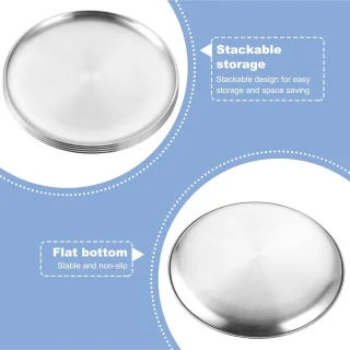 Pizzaset 5-delig 30 cm RVS