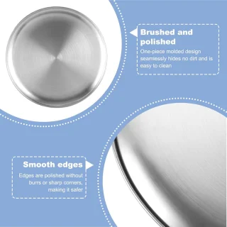 Pizzaset 5-delig 30 cm RVS