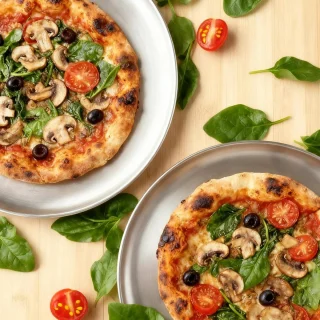 Pizzaset 5-delig 30 cm RVS