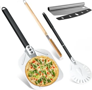 Pizzaset aluminium 30,5 cm en 22 cm