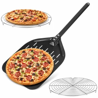 Pizzaset met afkoelrek en pizzaspatel, Ø 30 cm