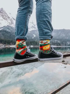 Pizzasokken Unisex - Katoenen sokken
