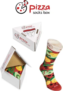 Pizzasokken Unisex - Katoenen sokken