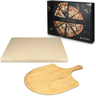 Pizzasteen Cordieriet 38x30x1,5 cm