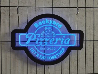 Pizzeria Neonbord - LED Restaurantteken