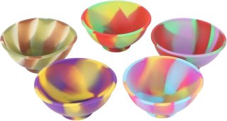 De Pizzico Mini Siliconenkommen - Set van 5 in één oogopslag