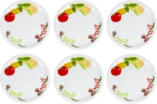 Porseleinen pizzabord Ø 31 cm - wit