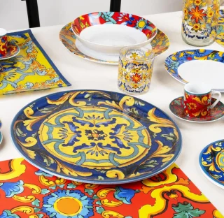 Porseleinen Pizzaborden 31,5 cm - Set van 6
