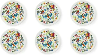 Porseleinen pizzaborden 6-delig 31,5 cm
