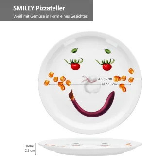 Porseleinen pizzaborden Ø30,5 cm - set van 2