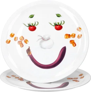 Porseleinen pizzaborden Ø30,5 cm - set van 2