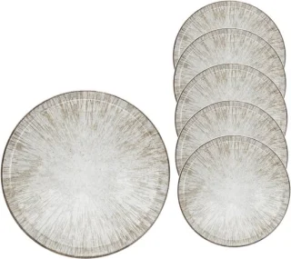 Porseleinen Pizzaborden Ø33 cm - Set van 6