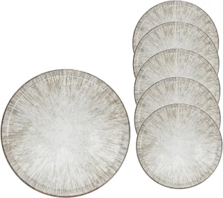 Porseleinen Pizzaborden Ø33 cm - Set van 6