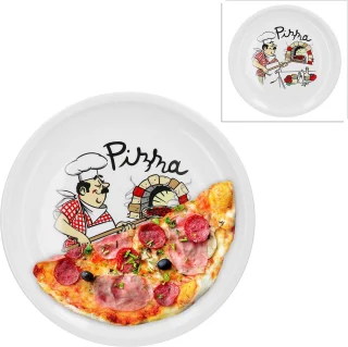 Porseleinen Pizzaborden Ø33 cm - Set van 6