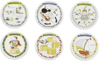 Porseleinen pizzaborden set 30.5 cm wit