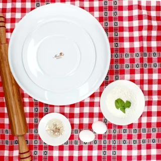 Porseleinen pizzaborden set 6 Ø 30,5 cm