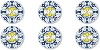 Porseleinen pizzaborden set van 6