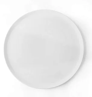 Porseleinen pizzabordenset 6-delig 31,5 cm