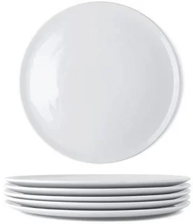 Porseleinen pizzabordenset 6-delig Ø 31,5 cm