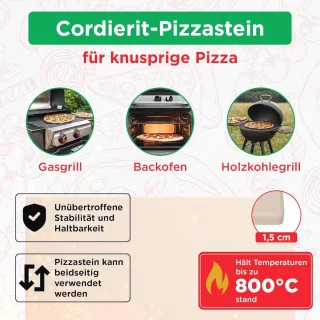 Premium pizzasteenset