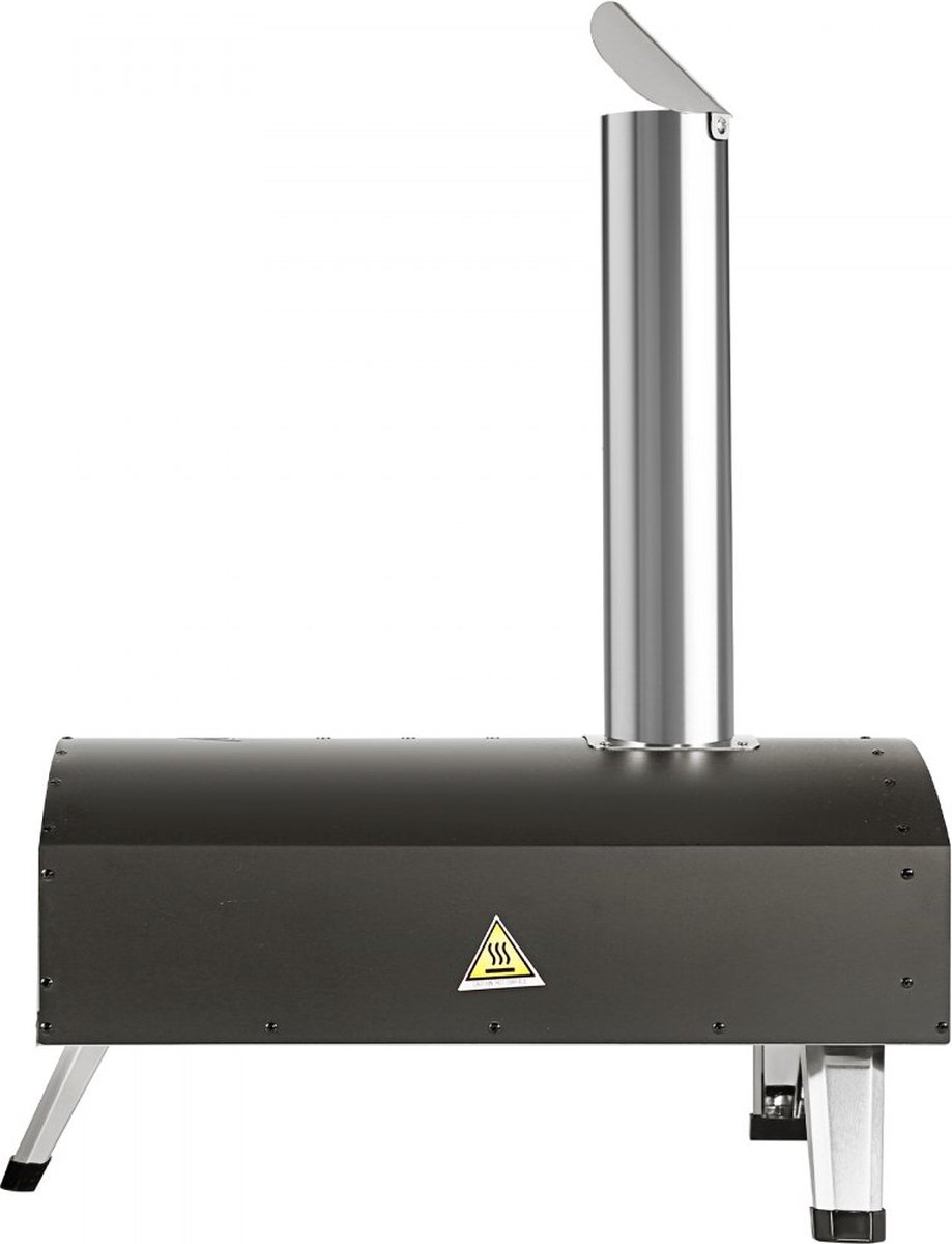 Premium RVS Outdoor Pizza Oven 304.8mm - Gas & Houtpellets