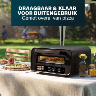 Princess 112780 Pizza Oven Pro Max elektrische pizzaoven 15L zwart