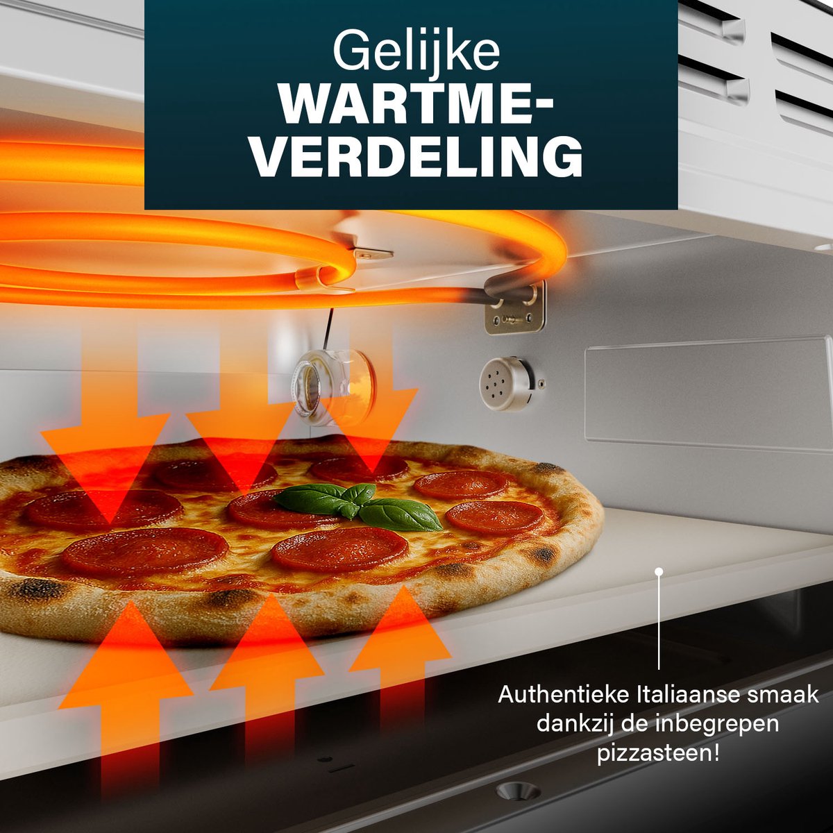 Princess 112780 Pizza Oven Pro Max elektrische pizzaoven 15L zwart