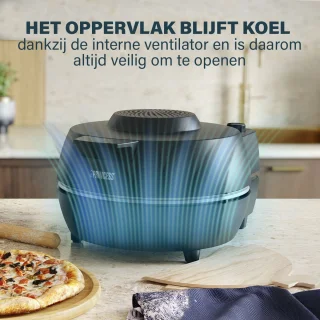 Princess 115005 Pizzamaker 30cm zwart