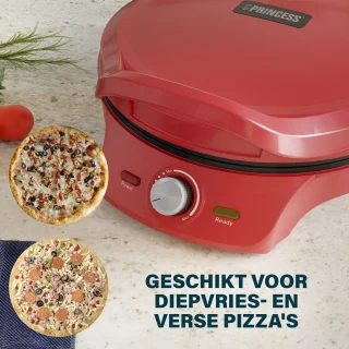 Princess Pizza Maker 115007 Pizzaoven Rood Ø 30cm