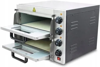 Professionele dubbele pizzaoven 3000W