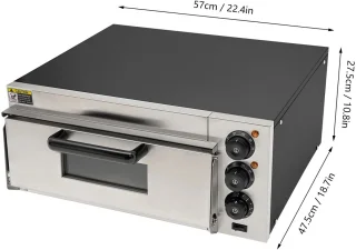 Professionele Elektrische Pizzaoven 20L