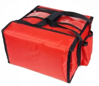 Professionele pizza bezorgtas 4x 50x50cm rood