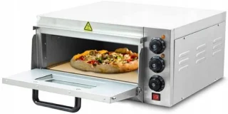 Professionele pizzaoven 2000W met steenplaat