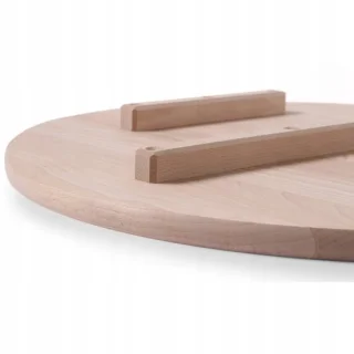 Ronde houten pizzaplank met handvat - 45 cm