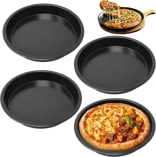Ronde pizza plate set van 4 stuks, 20 cm