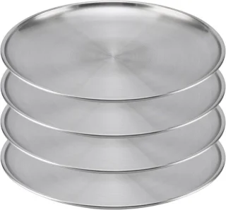 Ronde pizza platen set van 4 stuks, 26 cm