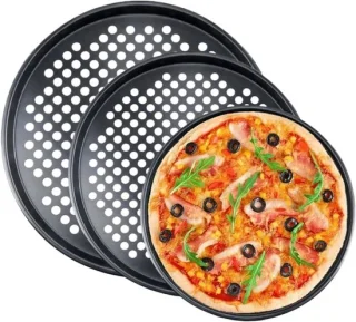 Ronde pizzaborden set van 3, Ø 32 cm