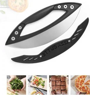 Ronde RVS Pizzasnijder