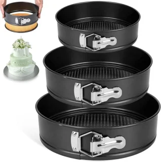 Ronde taartvormen set van 3 (20/22/24 cm)