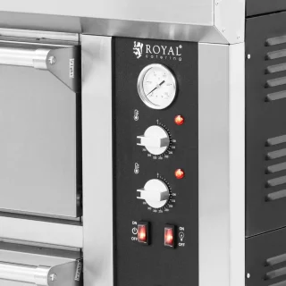 Royal Catering - Elektrische pizzaoven - 2-kamers