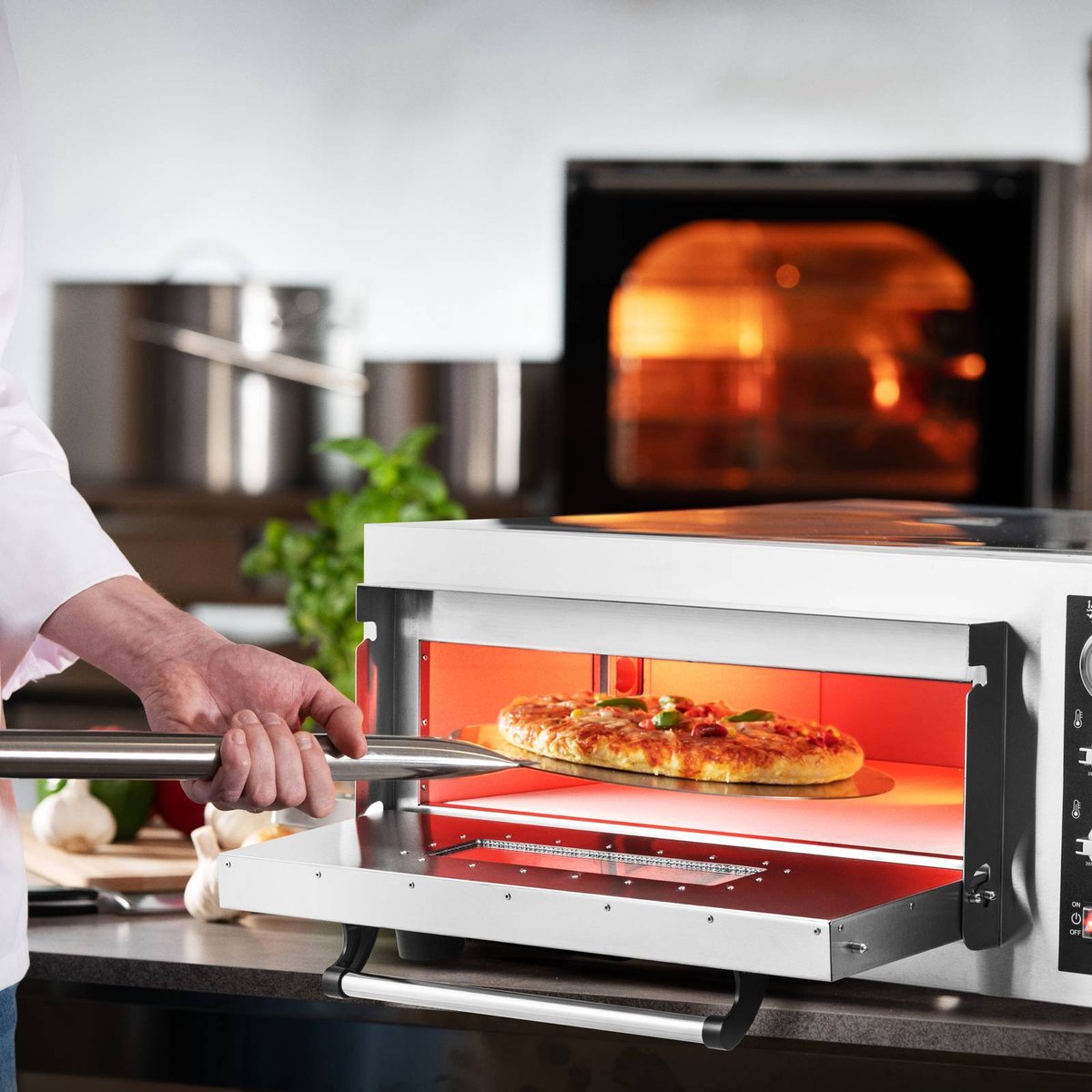 Royal Catering Elektrische Pizzaoven 4x30 cm 1-Kamer 4200W