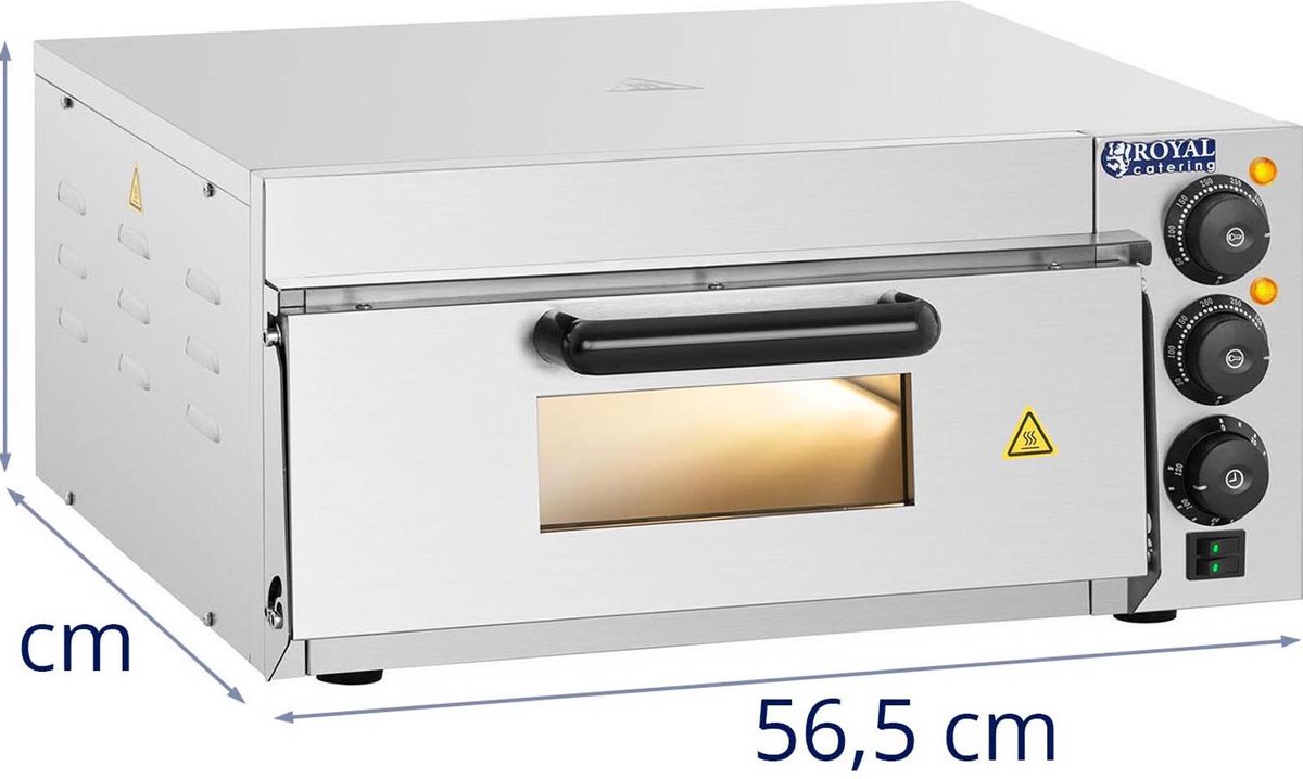 Royal Catering Pizzaoven 1 kamer 2000W