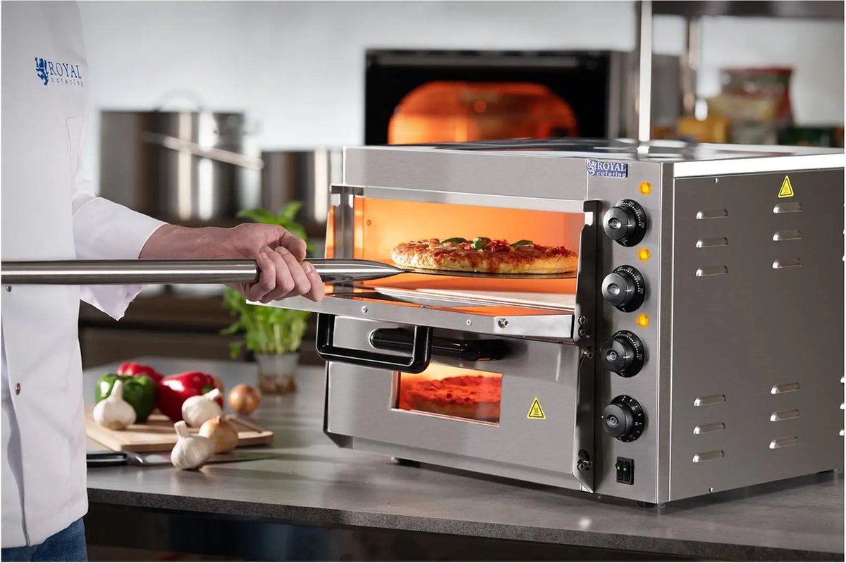 Royal Catering Pizzaoven roestvrij staal