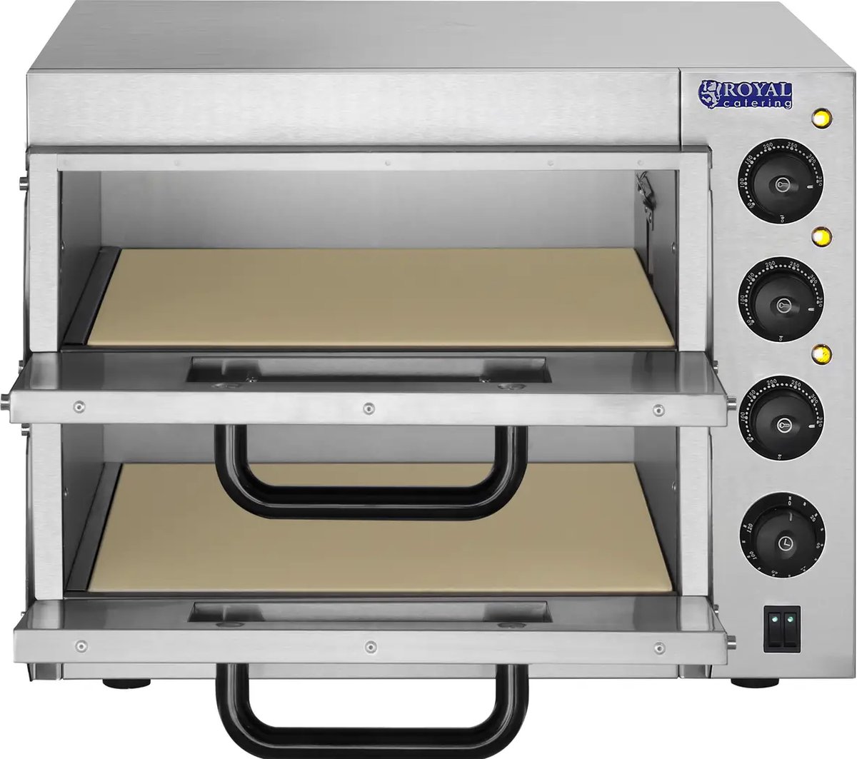 Royal Catering Pizzaoven roestvrij staal