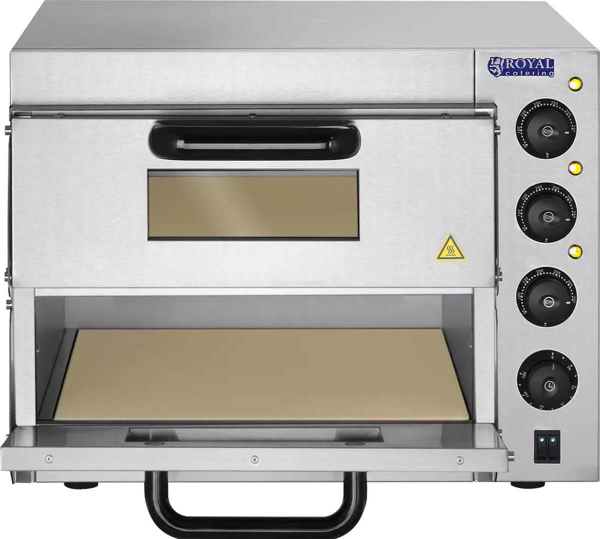 Royal Catering Pizzaoven roestvrij staal