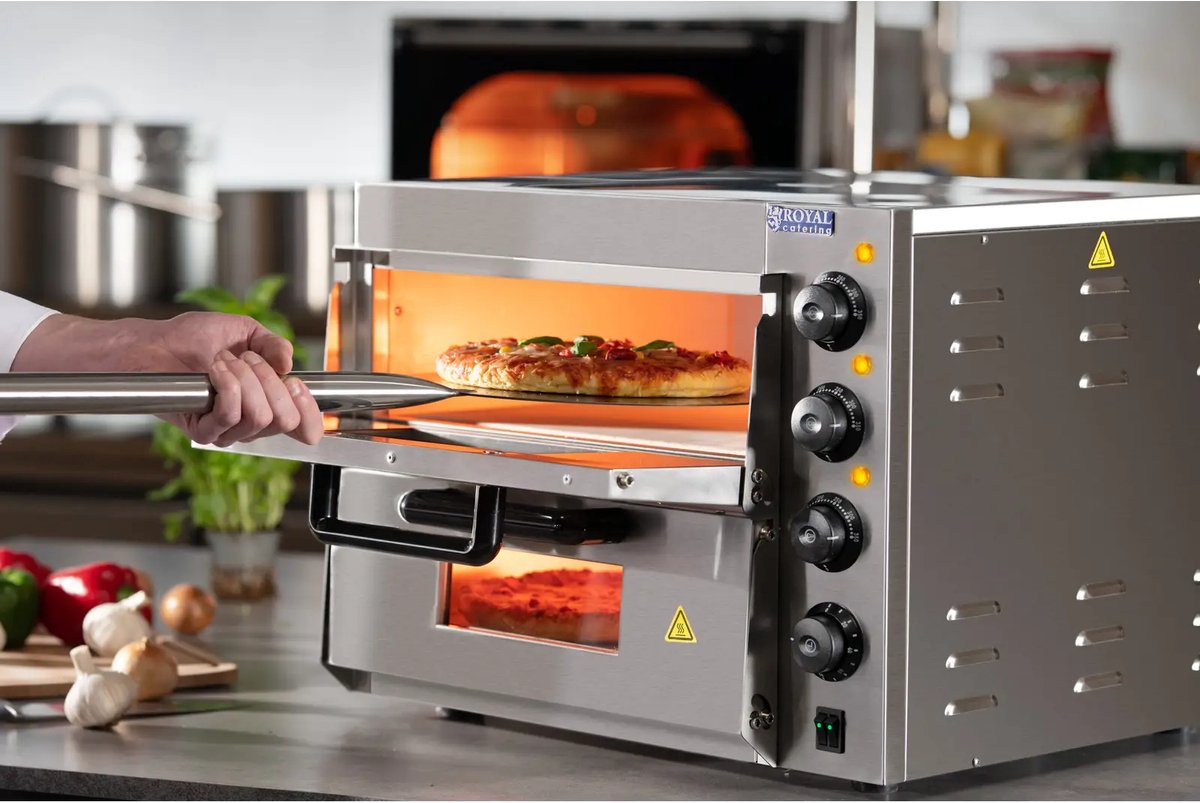 Royal Catering Pizzaoven roestvrij staal