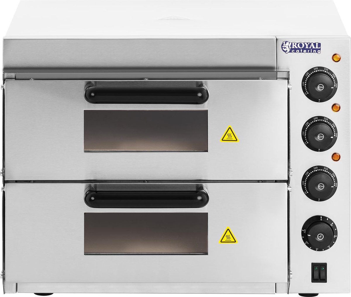 Royal Catering Pizzaoven roestvrij staal